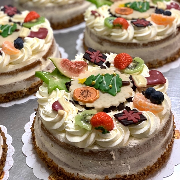 Kerst slagroomtaart 6p